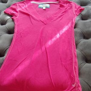 American Eagle hot pink Favorite Tee
